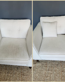 Professional sofa cleaning in a Cheshire home