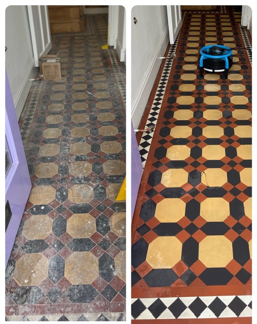 Interior stone restoration by Cheshire Carpet Revival